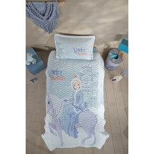 Clasy %100 Pamuk Ranforce Yatak Örtüsü Tek Kişilik Winter Princess