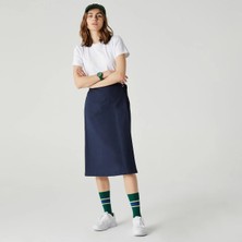 Lacoste Kadın Regular Fit Beyaz Etek