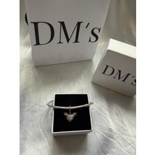 DMs Silver Parlak Kanat Gümüş Charm'ı