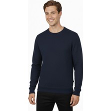 Raymons Erkek Sıfır Yaka Petek Doku Regular Fit Sweatshirt BGL-ST04950