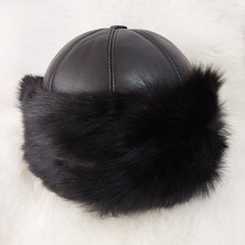 BÖRKHANE Siyah Toskana Zig Deri Börk