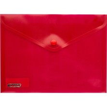 Bigpoint Çıtçıtlı Dosya A5 Kırmızı 12'li Poşet