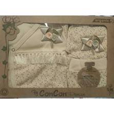 Mdrandy Organik Gül Aksesuarlı 5'li Zıbın Seti