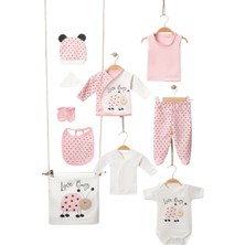 Mdrandy 10 Lu Zıbın Seti Hastane ÇIKISI%100 Pamuklu Lüks Set