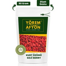 Gülçehre Yörem Afyon Doğanın Kırmızı Mucizesi Kadim Gençlik Sırrı Doğal Gojiberry, Kurt Üzümü (Lycium Barbarum) | 90GR.
