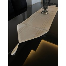 Burku Runner Colber 35X140 Dertsiz Kumaş - Dekor-Kalite3 Renk