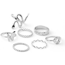 Parla Gümüş Yüzük Seti