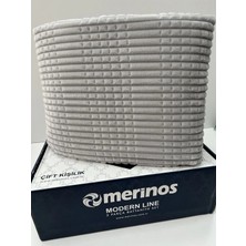 Valery Home Modern 3 Parça Tek Battaniye Seti - Gri