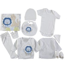 Mdrandy Sevimli Aslan Nakışlı 10'lu Erkek Zıbın Takımı