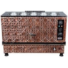 Anka Bakır Pro Kompakt Full Otomatik Çay Makinası 5 Demlikli 50 Litre Elektrikli Doğalgazlı