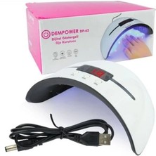 Marsilyan Ledli Profesyonel Taşınabilir Etkili ve Tasarımlı Dijital Göstergeli Oje Kurutucu