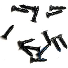 Marsilyan Klips, Menteşe, Ayak, Ağaç, Sunta Vidası 2,2x9,5mm - Siyah 100 Adet