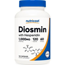 Nutricost Diosmin With Hesperidin (1000MG) 120 Capsules - Diosmin Complex, Vegan, Gmo-Free, Gluten-Free,