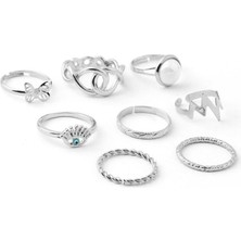 Parla Gümüş Yüzük Seti