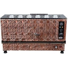 Anka Bakır Pro Kompakt Full Otomatik Çay Makinası 6 Demlikli 60 Litre Elektrikli Tüplü