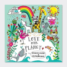 Smiggle Rachel Ellen - Love Our Planet Çıkartma Sahnesi Boyama ve Etkinlik Kitabı