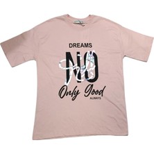 Meybiy Dreams Basklı Kız T-Shırt