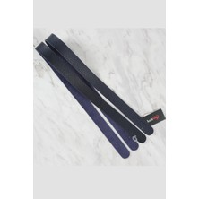 Spor Dikiş Dikmeli Çift Çanta Askısı 75X2,5 cm Lacivert BA-0006
