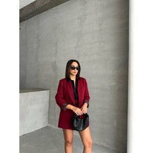 Leopar Astarlı Blazer Ceket