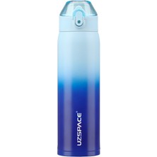 Uzspace 500 ml Yalıtımlı Paslanmaz Çelik Termos Gradyan Mavi