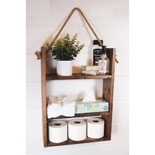 Mavi Banyo Düzenleyici ve Toplayıcı Raf, Şık ve Pratik Depolama Çözümü