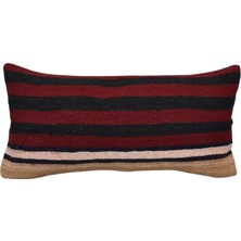 Kilim Antik El Dokuma Lumbar Kilim Kırlent Yastık Kılıfı 0342 - Yeni - Çok Renkli