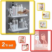 2'li Set Kendinden Yapışkanlı Raf ve Şarjlı Kirpik Kıvırıcı, Çok Renkli