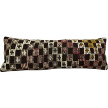 Kilim Antik El Dokuma Lumbar Kilim Kırlent Yastık Kılıfı 0341 - Yeni - Çok Renkli