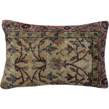 Kilim Antik El Dokuma Halı Kırlent Yastık Kılıfı 0359 - Vintage - Çok Renkli