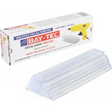 Bay-Tec MK0442 Mum Silikon Çubuk Şeffaf Ince 7.3X300MM 1 kg Ambalaj