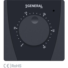 General Life Ceres FH10S Yerden Isıtma Termostatı - Siyah