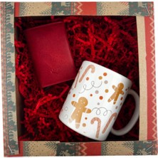 Dörtel Tedarik Yılbaşı Temalı Seramik Kupa, Mekanizmalı Hakiki Deri Cüzdan Hediye Seti (Kişiye Özel Baskı Yapılır)