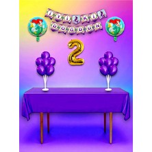 Denizkızı Temalı 2 Yaş Doğum Günü ve Özel Etkinlik Mega Kombin Seti