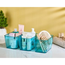 Mavi 3'lü 2 Lt. Buzdolabı ve Banyo Organizer Seti, Pratik ve Şık Düzenleyici
