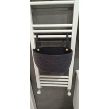 Gri Çok Amaçlı Düzenleyici Sepet Beşik Yanı ve Banyo Için Kullanışlı Hediye