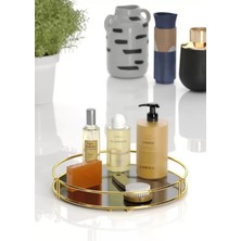 Şık Metal Banyo ve Takı Düzenleyici Raf, Pratik ve Estetik Kullanım