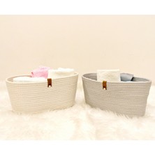 Çok Amaçlı Ikili Hasır Sepet Düzenleyici, Banyo ve Makyaj Ihtiyaçları Için