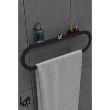 Loop Serisi Siyah Minimalist Banyo Havluluk, Şıklık ve Fonksiyonellik Bir Arada