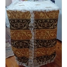 Haki Renkli Çamaşır Makinesi Örtüsü, Şık ve Koruyucu Tasarım.