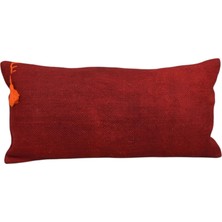 Zehra Abla Halı Yeni El Dokuma Dekoratif Lumbar Kilim Kırlent Yastık Kılıfı 6646