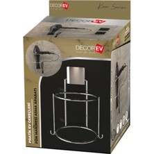 Gri Yapışkanlı Krom Saç Kurutma Makinesi Tutucu, Şık ve Kullanışlı Tasarım