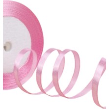 Calais Saten Kurdele 2 cm 10 Metre Pembe
