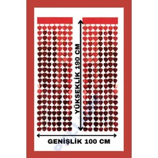 Festilo Metalize Arka Fon Perde Kalpli 100CM×190CM Parti Doğum Günü Süsleri