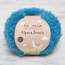 Calais La Mia Alpaca Boucle 50 gr Mavi El Örgü Ipi - L339 - 34390