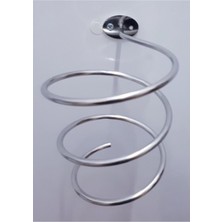 Paslanmaz Mat Krom Fön Askı Aparatı, Şık ve Dayanıklı Saç Kurutma Makinesi Tutucu