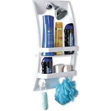 Çok Amaçlı Banyo Rafı, Organizer, Dekoratif, Plastik, Askılı, Temizlik ve Bakım Ürünü