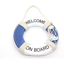 Çok Renkli Ahşap Marin Duvara Asmalı Simit Model 1