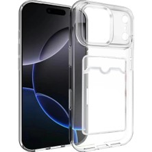 Buğz Apple Iphone 17 Pro Max Kart Şeffaf Silikon - Şeffaf