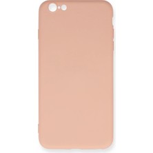 Buğz Iphone 6 Plus Kılıf Nano Içi Kadife Silikon - Pudra