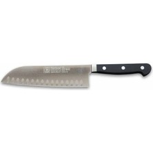 Buğz 61950 - Sıcak Dövme Oluklu Santoku Şef Bıçağı 18 cm